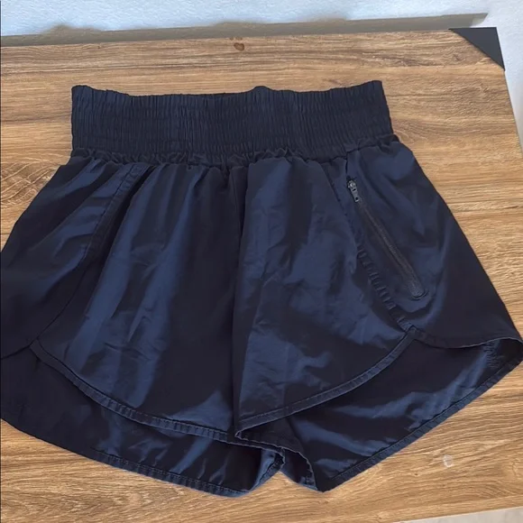 Women's Black Athletic Shorts - Picture 1 of 1
